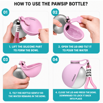 PawSip™ Portable Dog Water Bottle